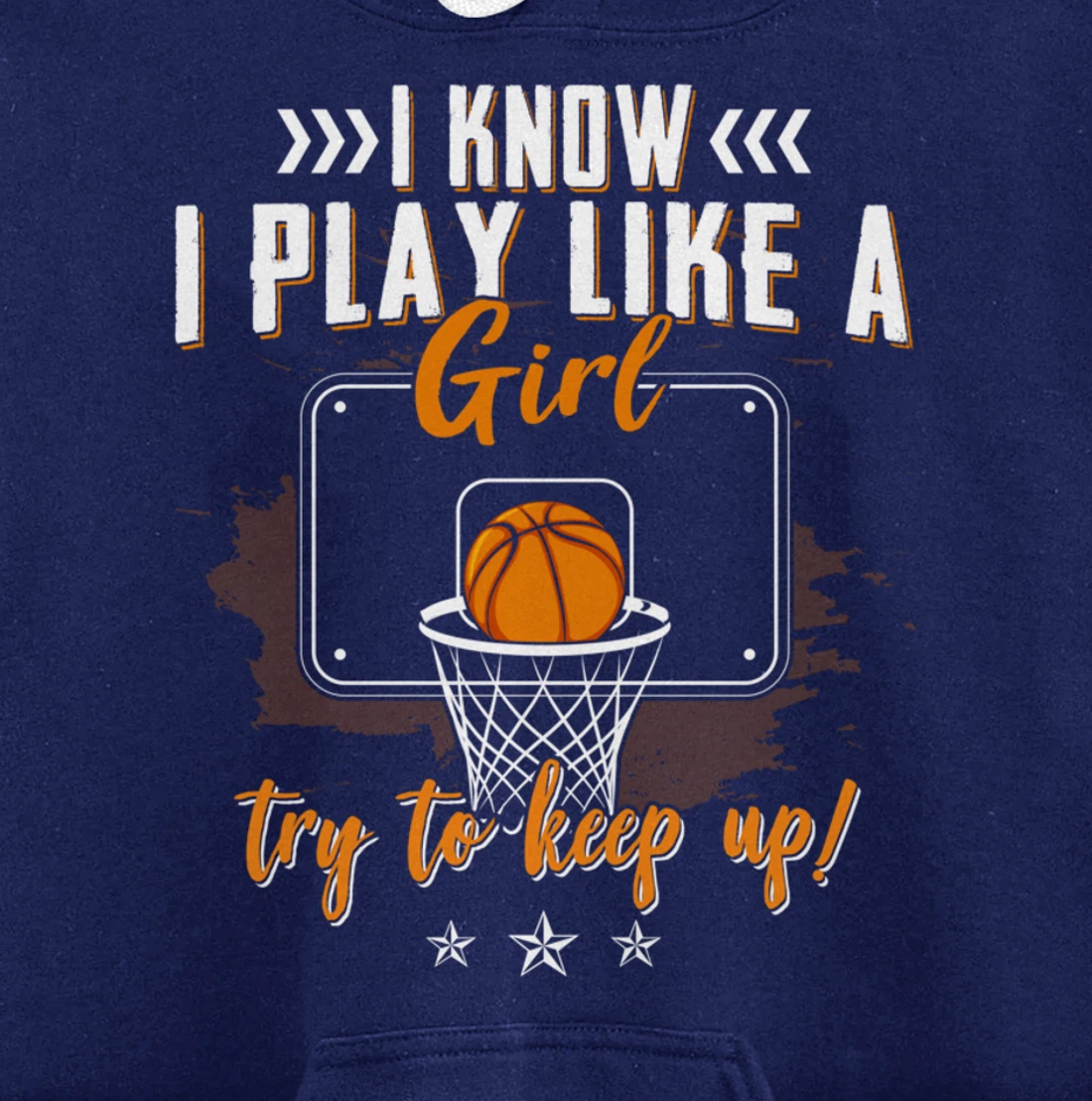 Basketball Women Girls Basketball Player Basketball Fan Pullover Hoodie