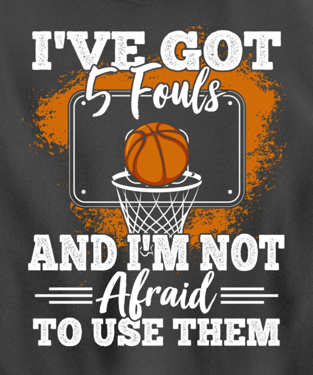 Funny Basketball Player Basketball Lover Basketball Fan Pullover Hoodie