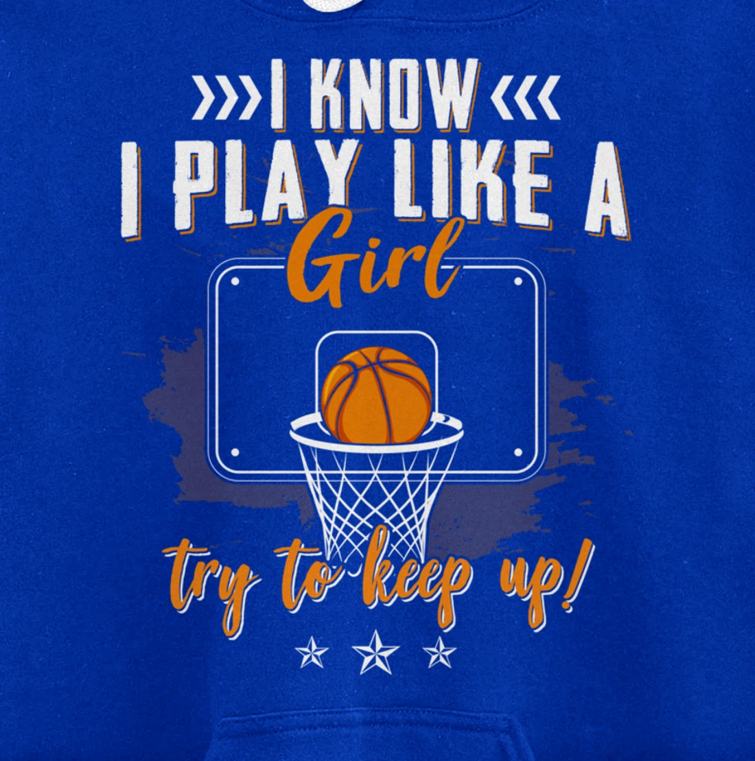 Basketball Women Girls Basketball Player Basketball Fan Pullover Hoodie