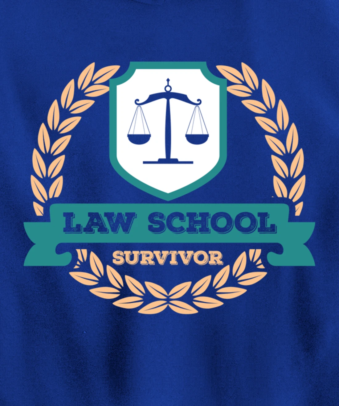 Law School Survivor Law School Graduate Attorney Design Pullover Hoodie