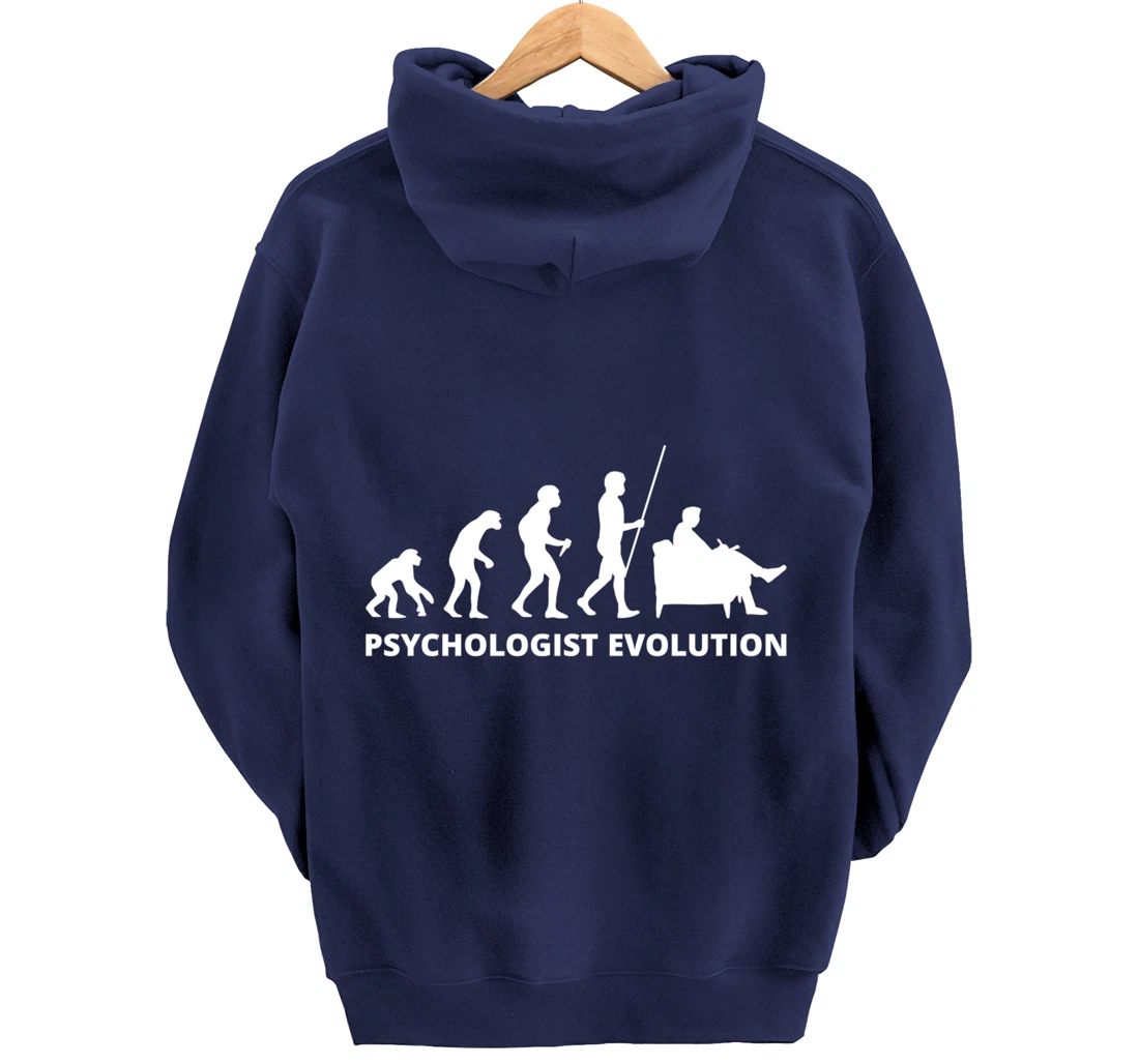 Psychologist Evolution Psychotherapist Psychiatrist Pullover Hoodie