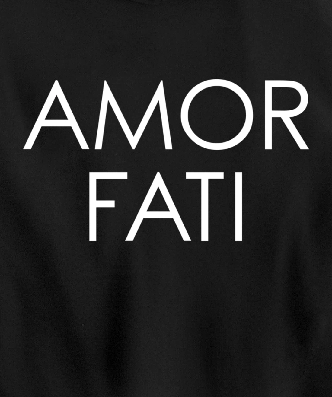 Amor Fati Latin Love Of Fate Philosophy Quote Habibi Arabic Pullover Hoodie