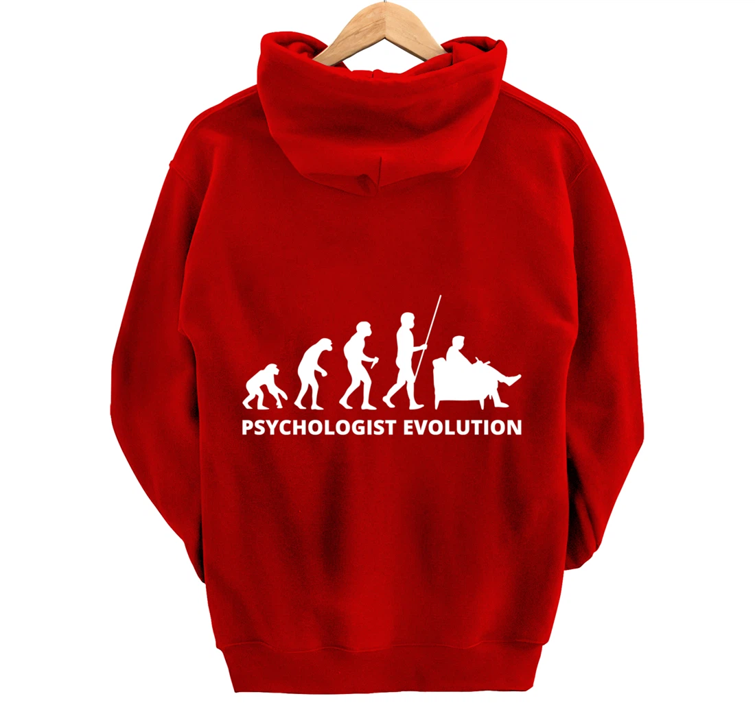 Psychologist Evolution Psychotherapist Psychiatrist Pullover Hoodie
