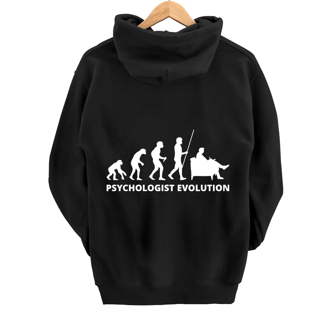 Psychologist Evolution Psychotherapist Psychiatrist Pullover Hoodie