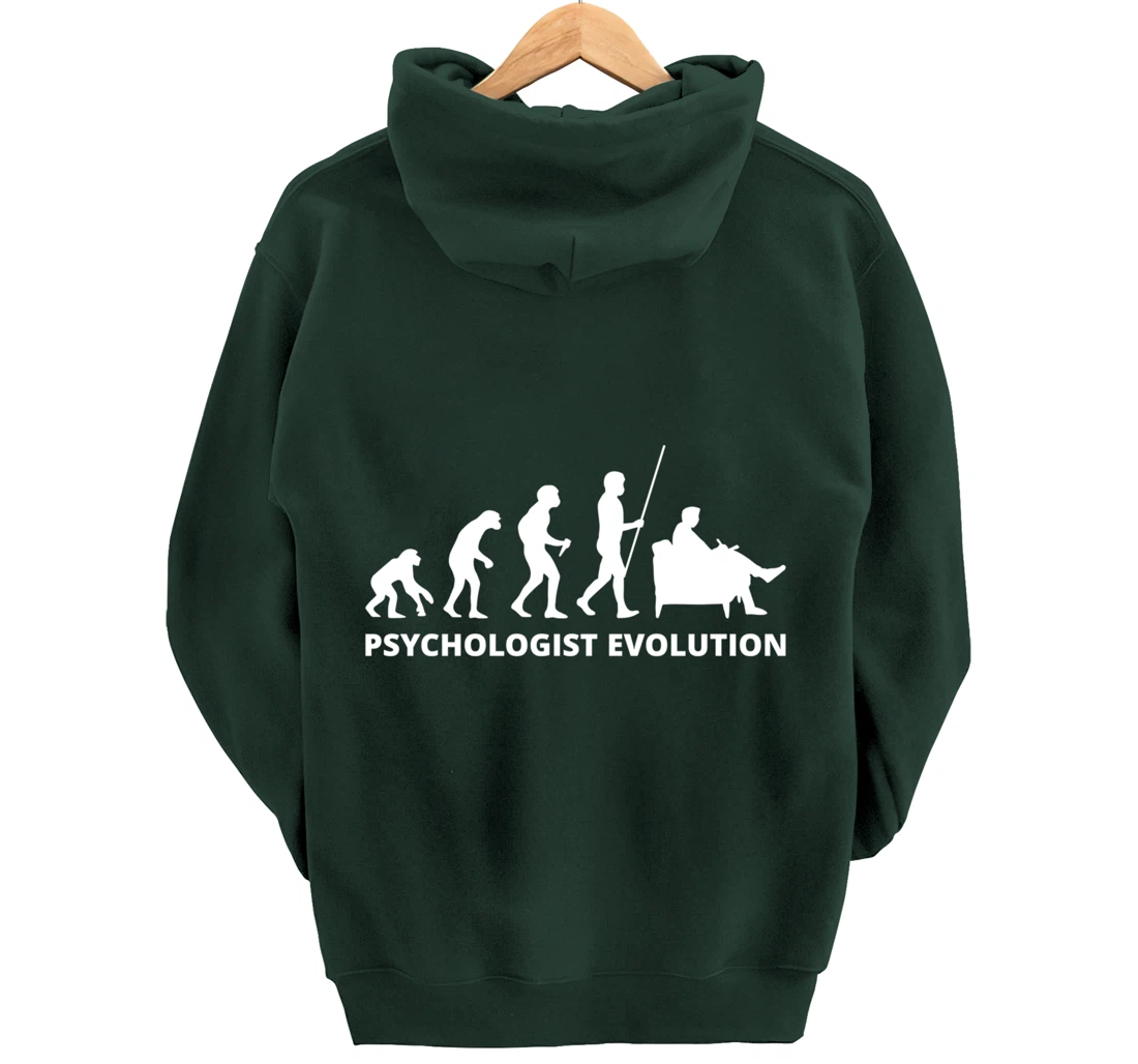 Psychologist Evolution Psychotherapist Psychiatrist Pullover Hoodie