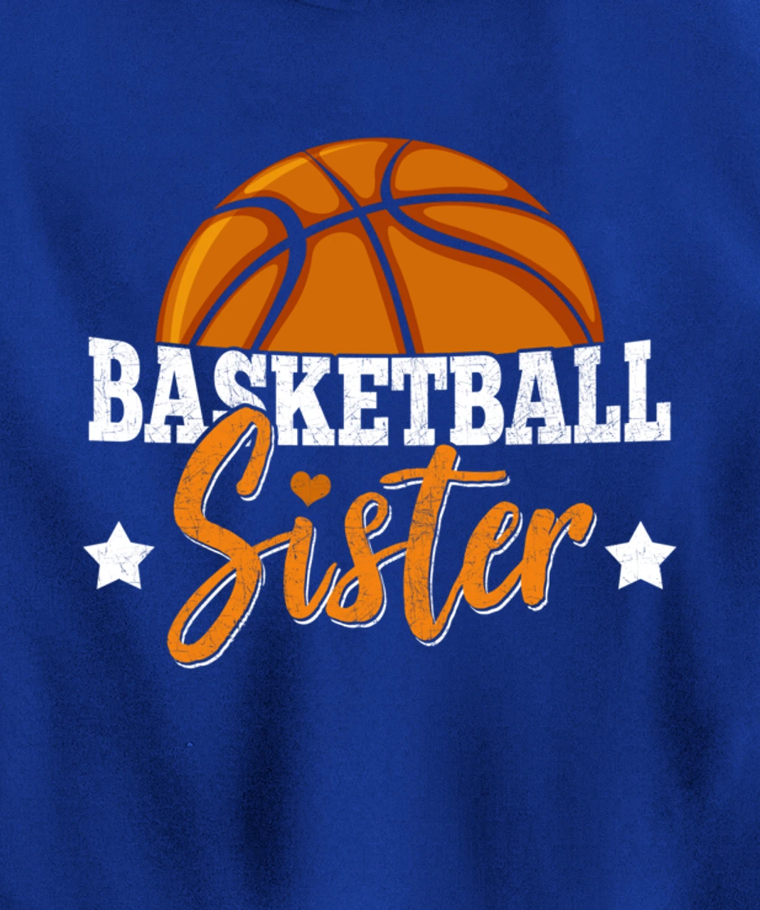 Basketball Sister Girls Basketball Player Basketball Fan Pullover Hoodie