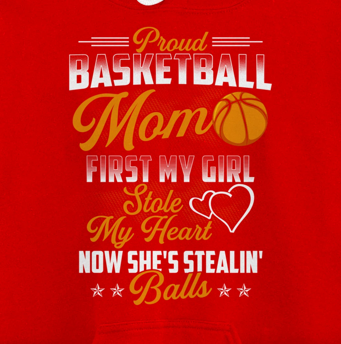 Funny Basketball Mom Girls Basketball Player Basketball Fan Pullover Hoodie