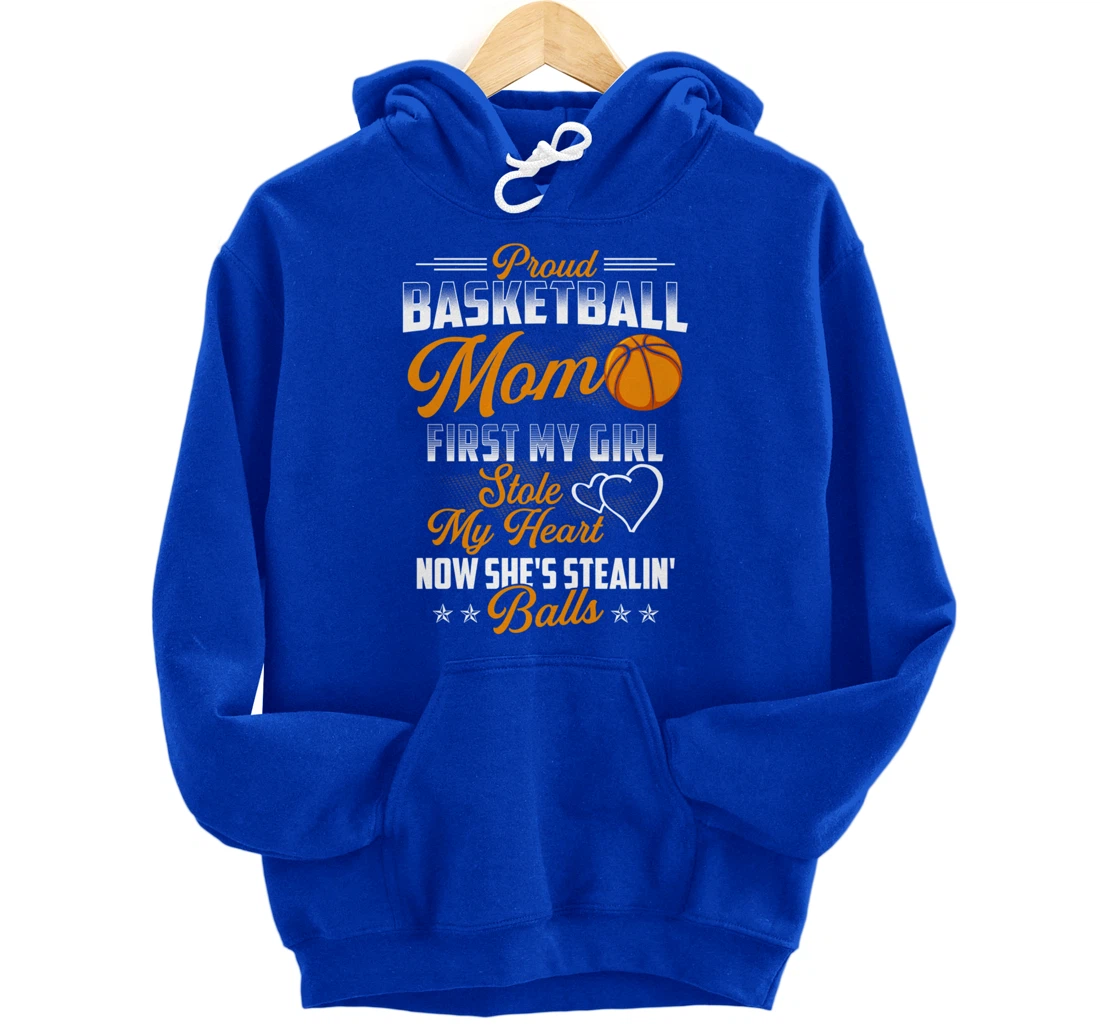 Funny Basketball Mom Girls Basketball Player Basketball Fan Pullover Hoodie