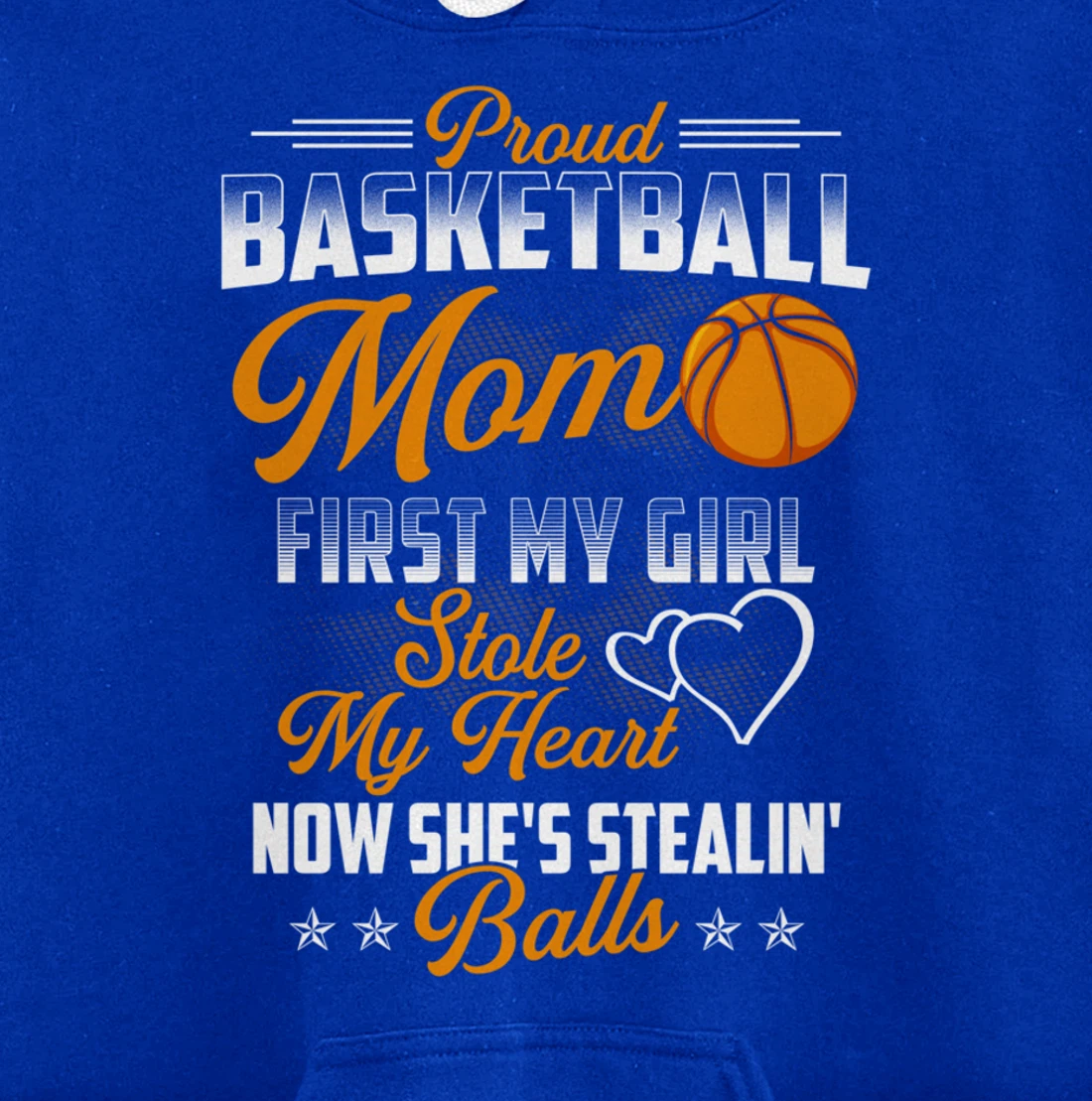 Funny Basketball Mom Girls Basketball Player Basketball Fan Pullover Hoodie