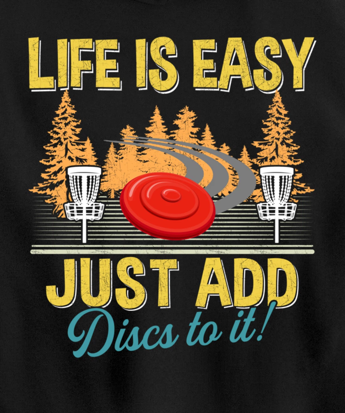 Funny Disc Golf Men Disc Golfing Frisbee Disc Sport Pullover Hoodie