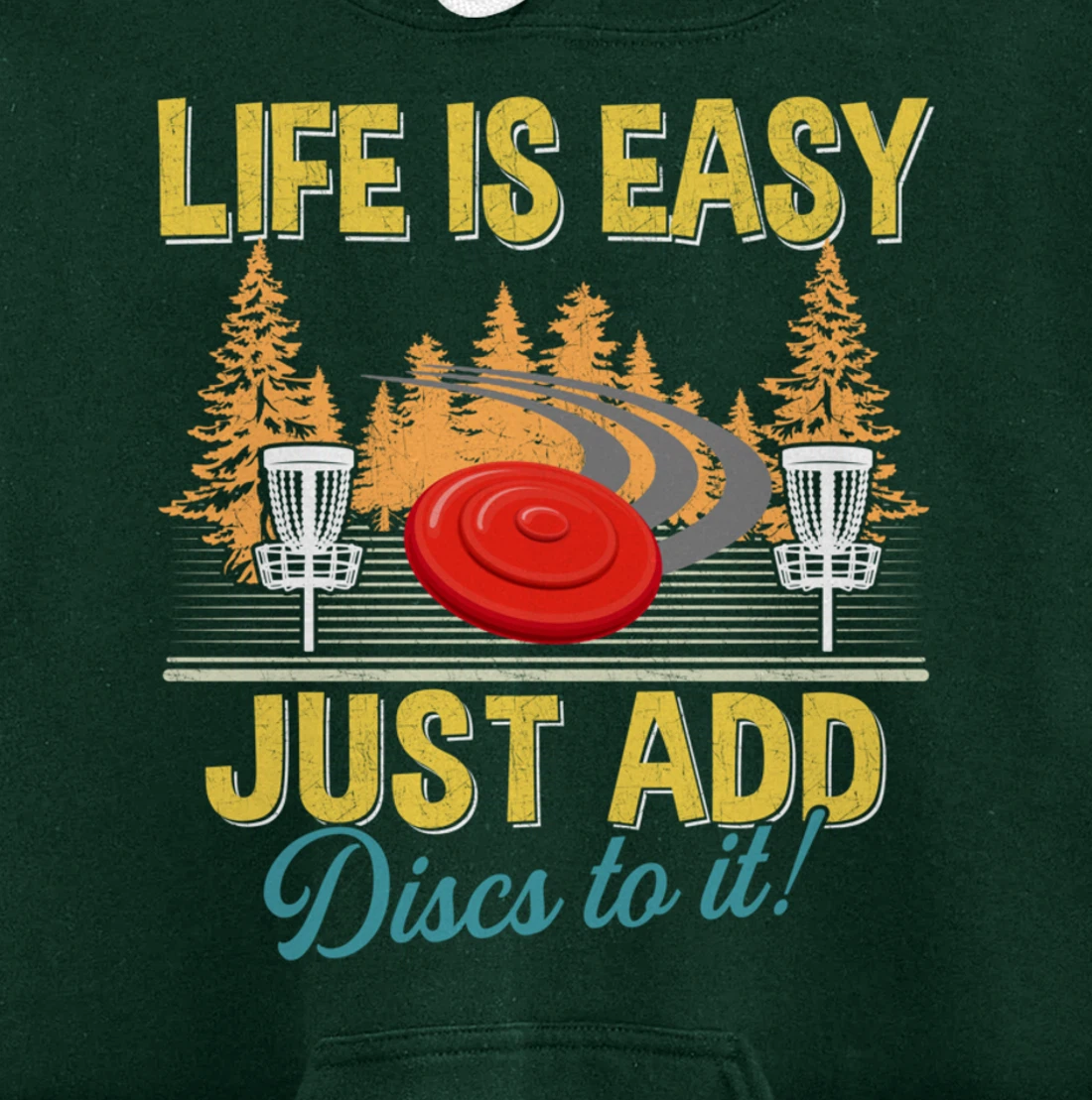 Funny Disc Golf Men Disc Golfing Frisbee Disc Sport Pullover Hoodie