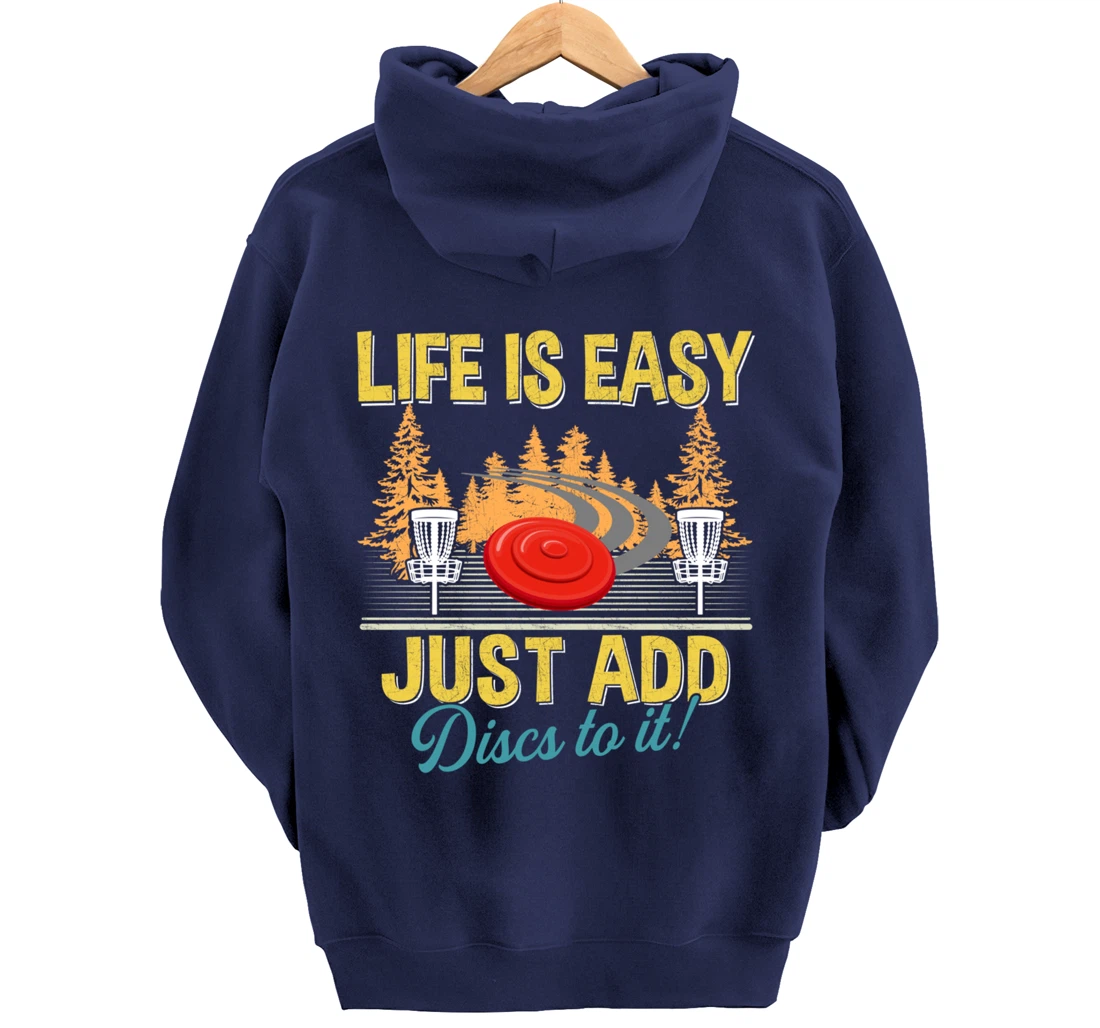 Funny Disc Golf Men Disc Golfing Frisbee Disc Sport Pullover Hoodie