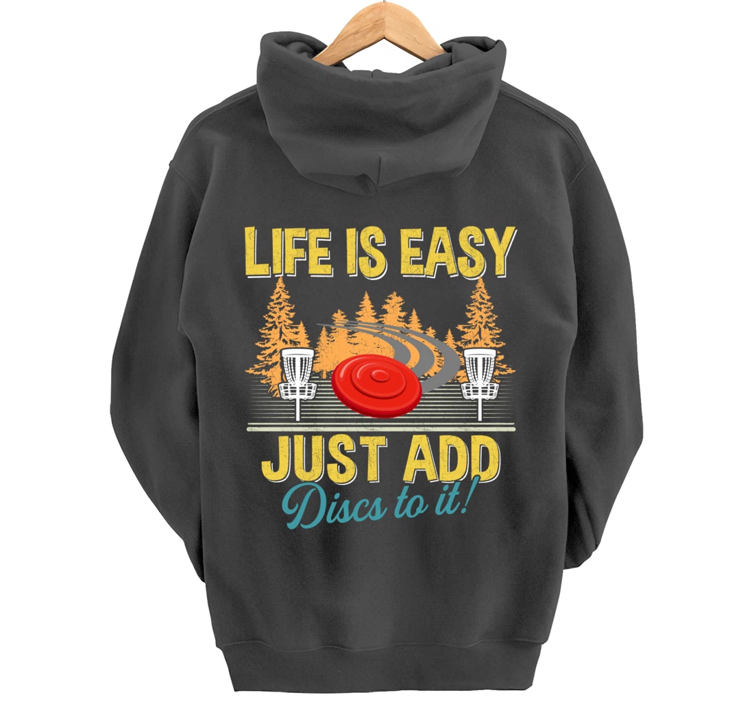 Funny Disc Golf Men Disc Golfing Frisbee Disc Sport Pullover Hoodie