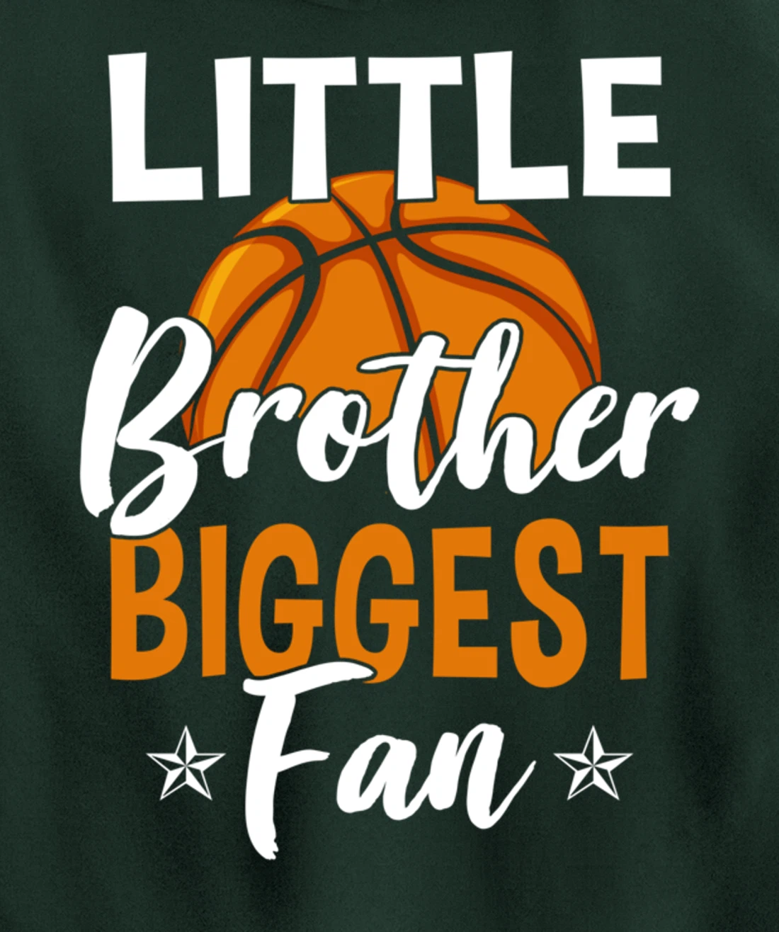 Basketball Brother Basketball Player Basketball Fan Pullover Hoodie