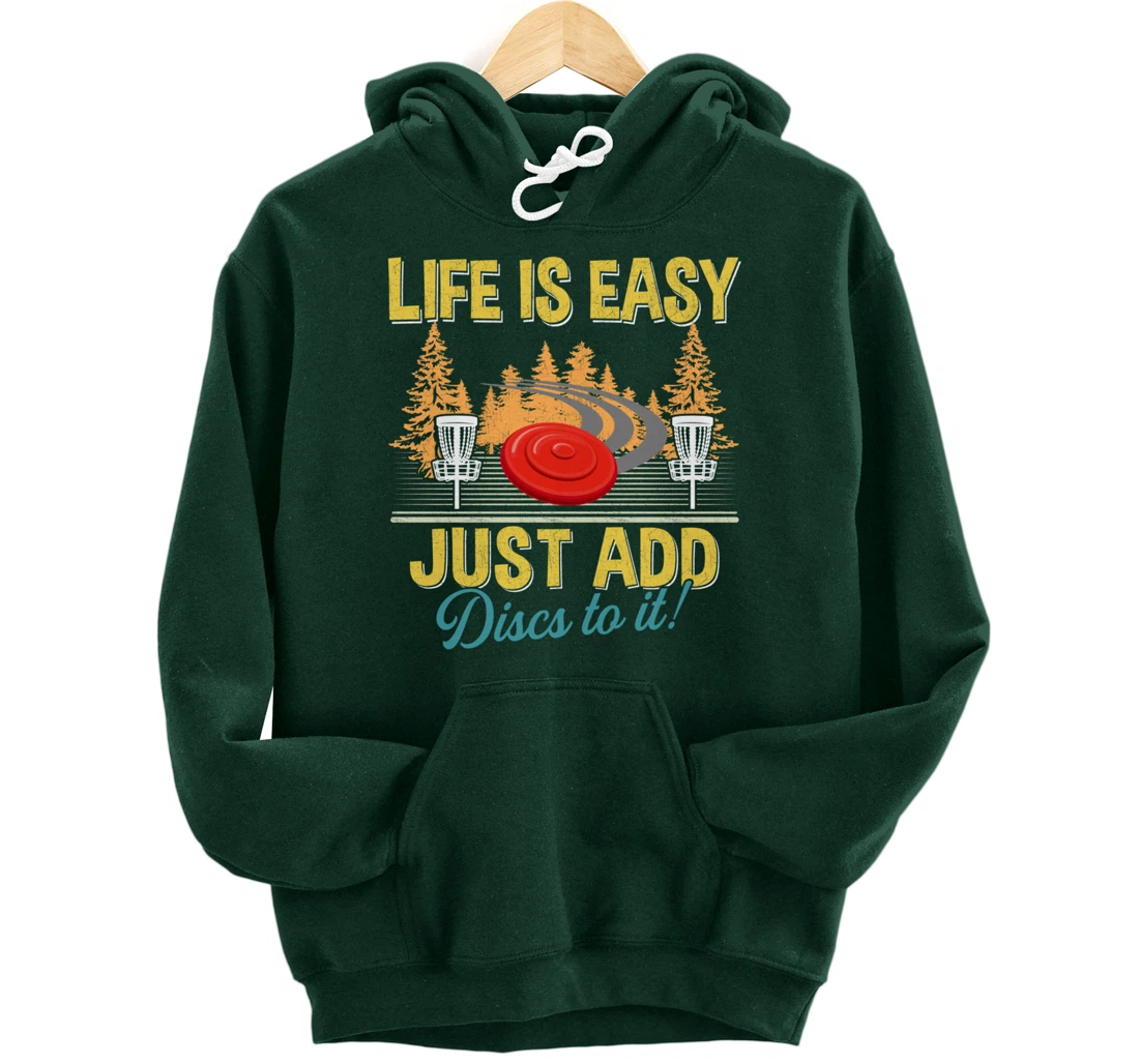 Funny Disc Golf Men Disc Golfing Frisbee Disc Sport Pullover Hoodie