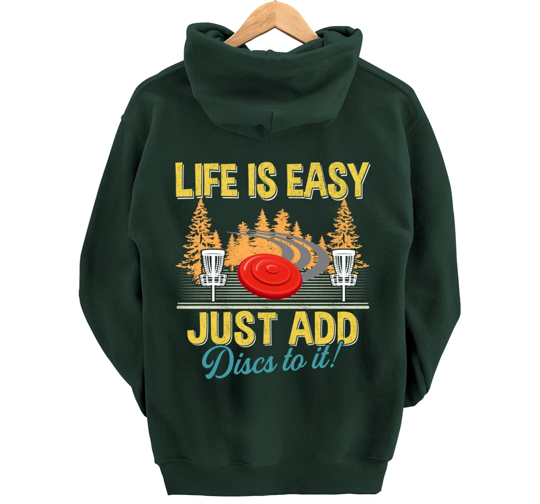 Funny Disc Golf Men Disc Golfing Frisbee Disc Sport Pullover Hoodie