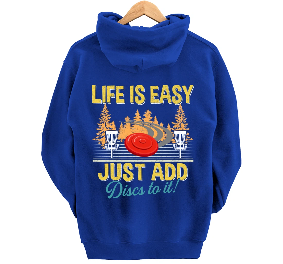 Funny Disc Golf Men Disc Golfing Frisbee Disc Sport Pullover Hoodie