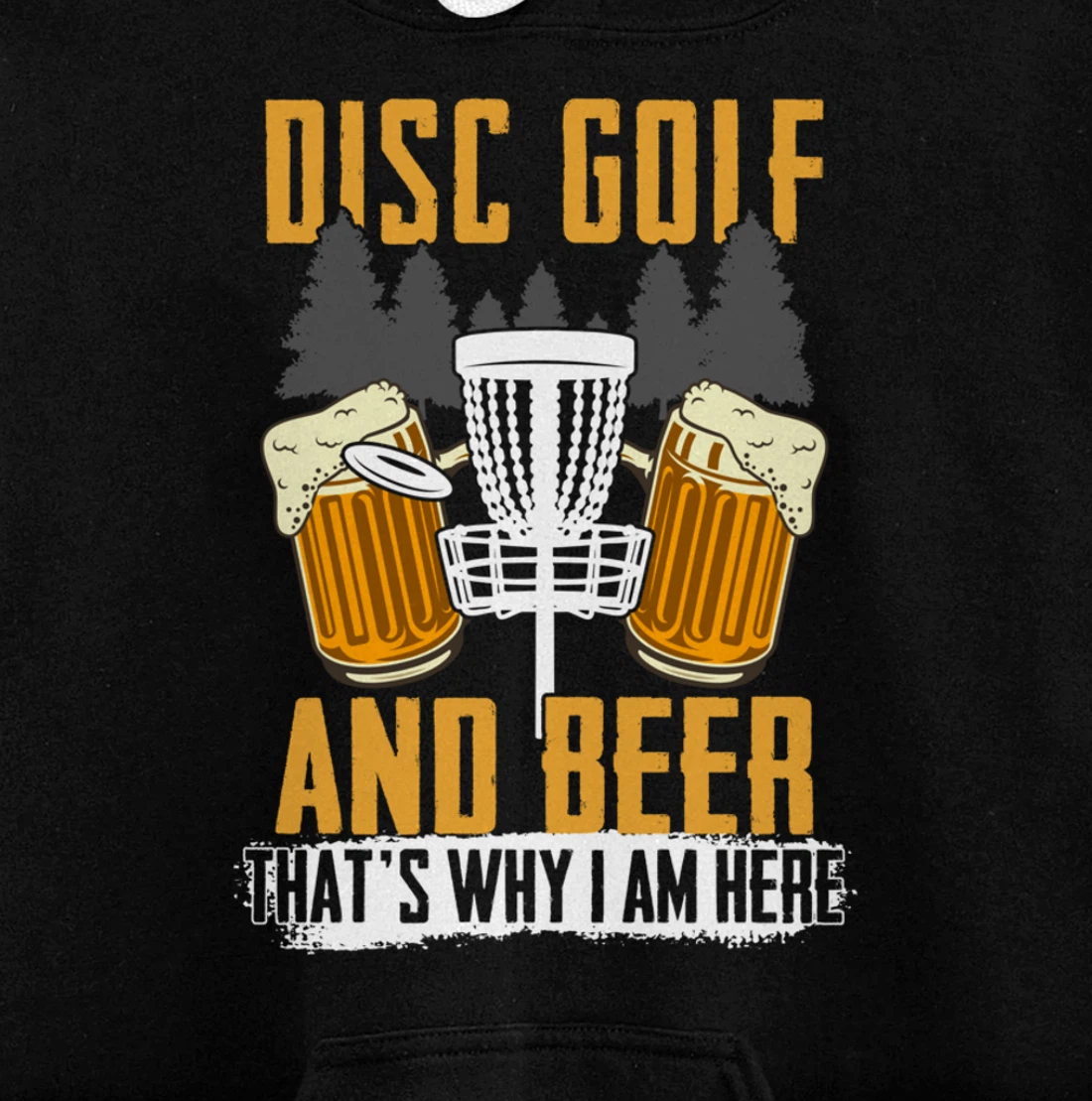 Funny Disc Golf Men Disc Golfing Frisbee Disc Sport Pullover Hoodie