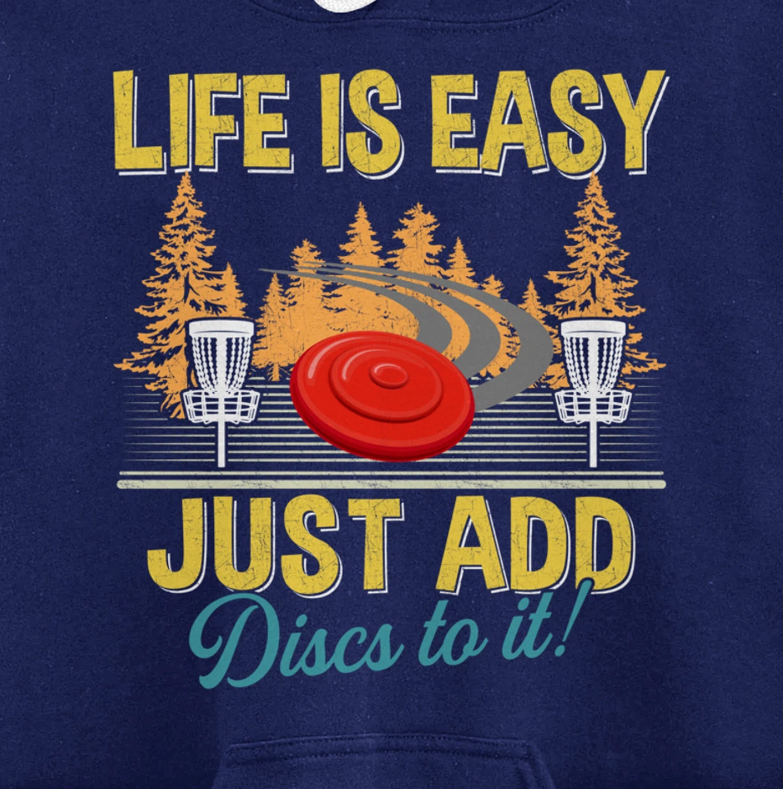 Funny Disc Golf Men Disc Golfing Frisbee Disc Sport Pullover Hoodie