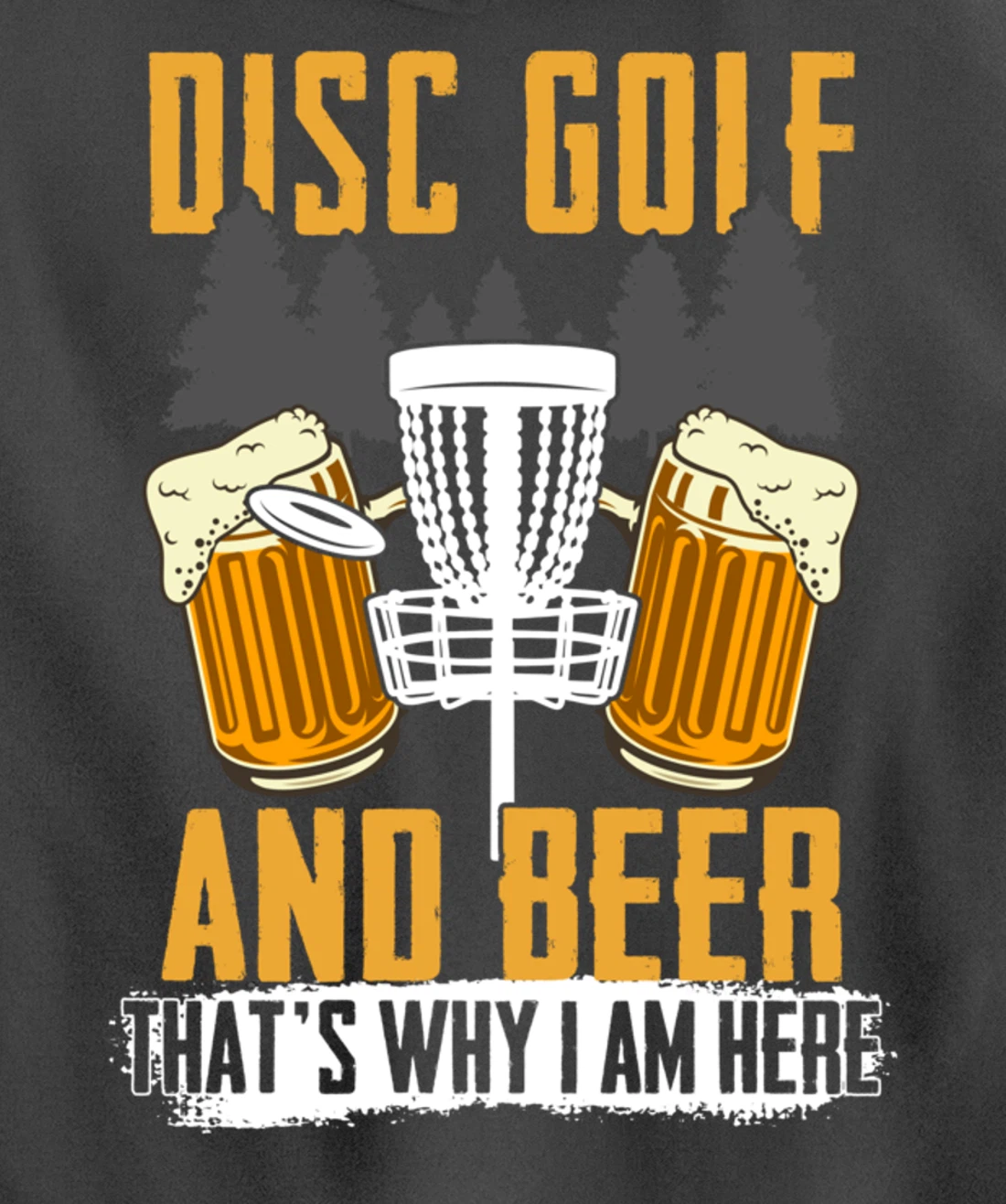 Funny Disc Golf Men Disc Golfing Frisbee Disc Sport Pullover Hoodie