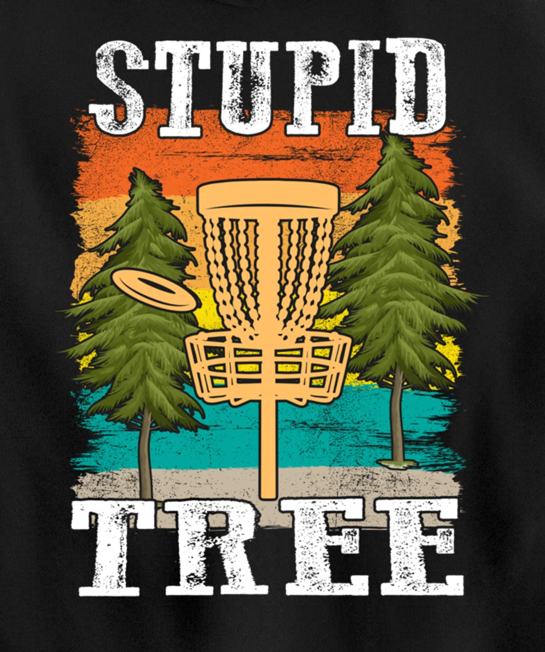 Funny Tree Disc Golf Men Disc Golfing Frisbee Disc Sport Pullover Hoodie