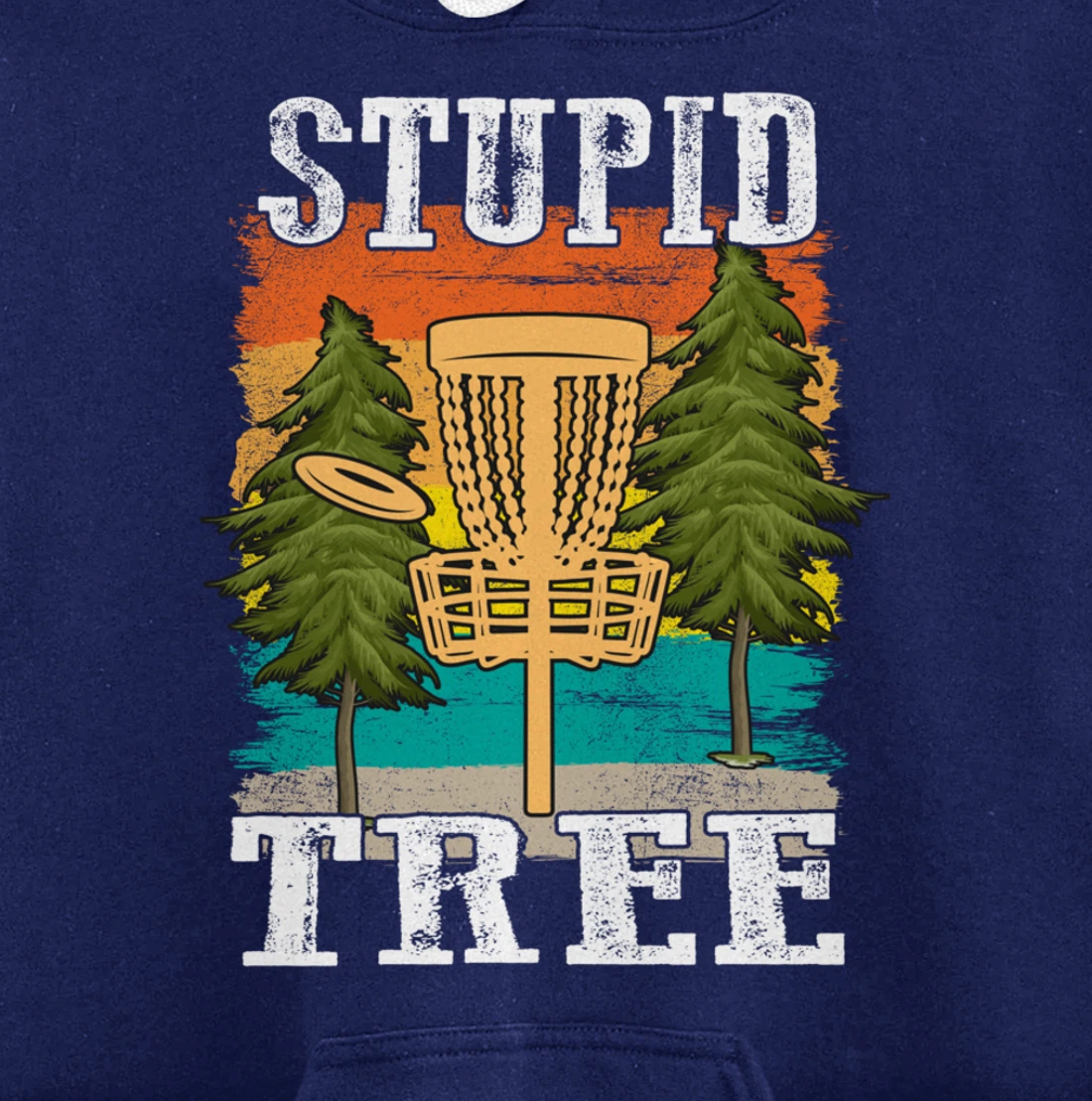 Funny Tree Disc Golf Men Disc Golfing Frisbee Disc Sport Pullover Hoodie