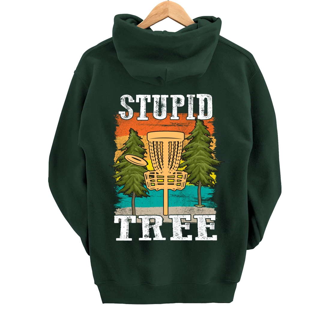 Funny Tree Disc Golf Men Disc Golfing Frisbee Disc Sport Pullover Hoodie