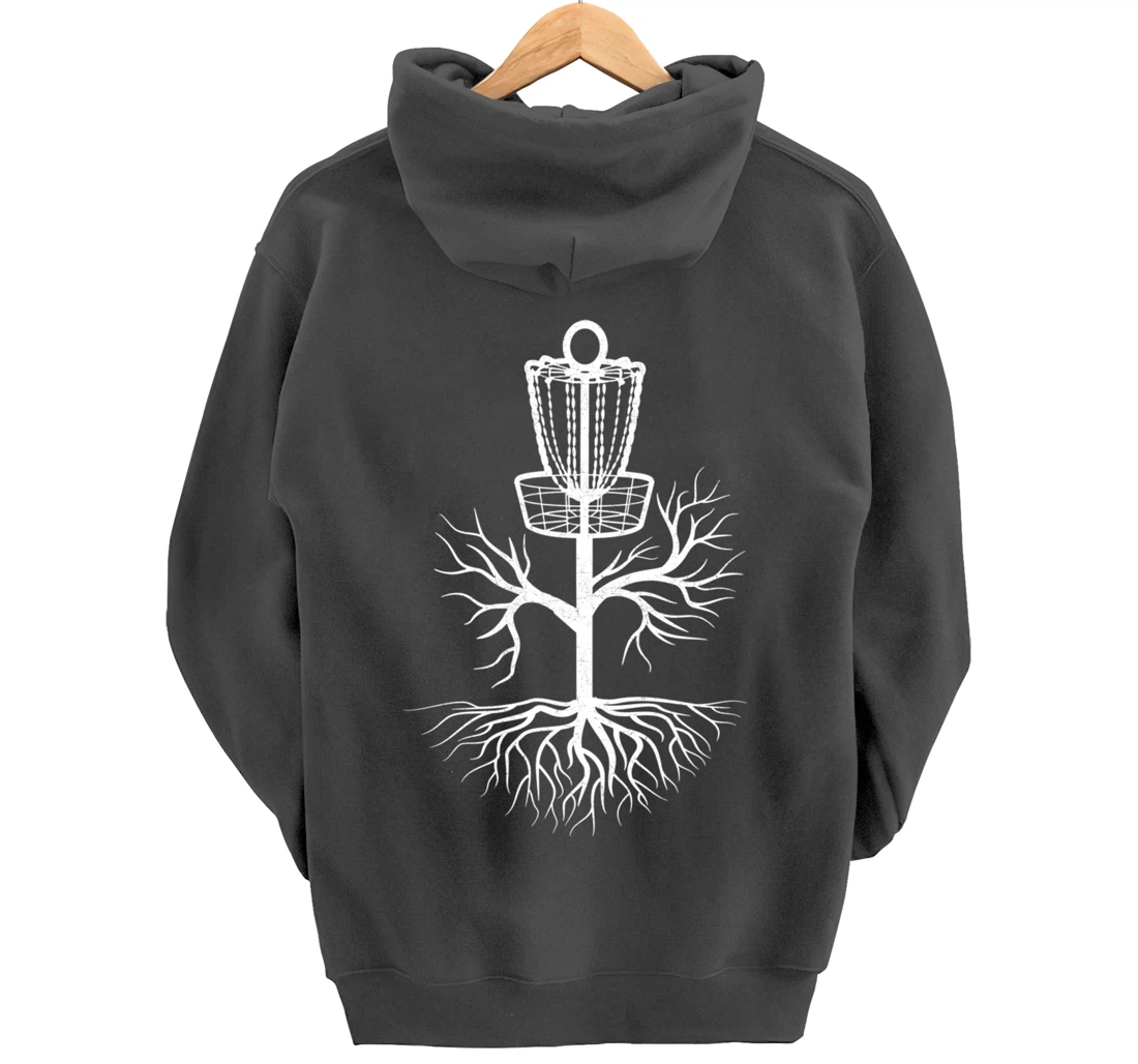 Tree Disc Golf Basket Men Disc Golfing Frisbee Disc Sport Pullover Hoodie