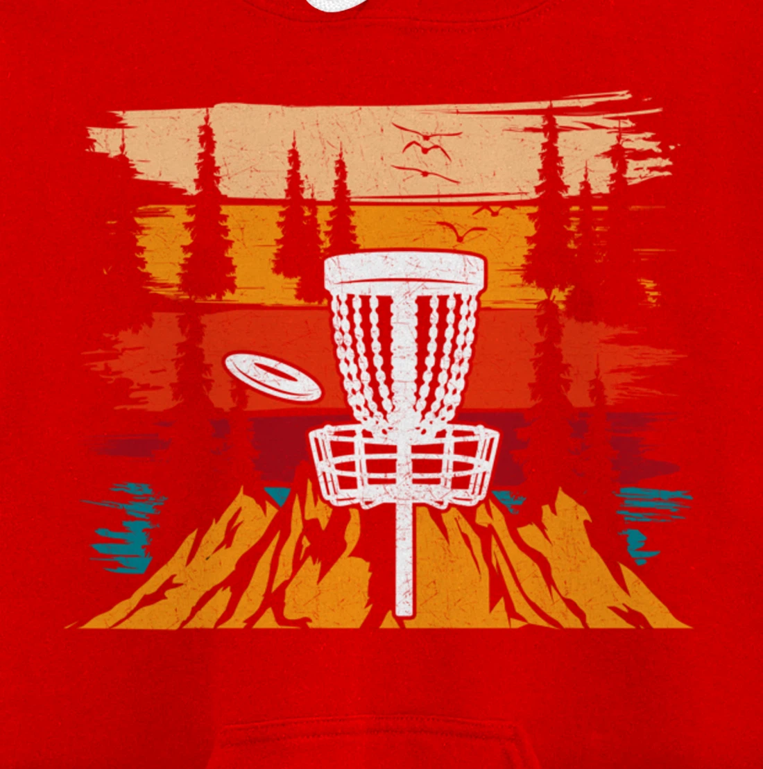 Vintage Disc Golf Men Disc Golfing Frisbee Disc Sport Pullover Hoodie