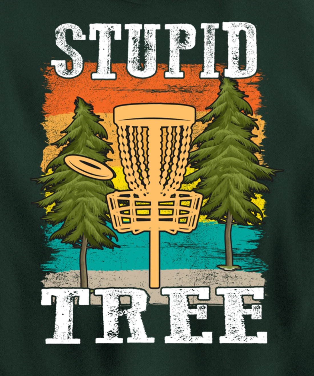 Funny Tree Disc Golf Men Disc Golfing Frisbee Disc Sport Pullover Hoodie