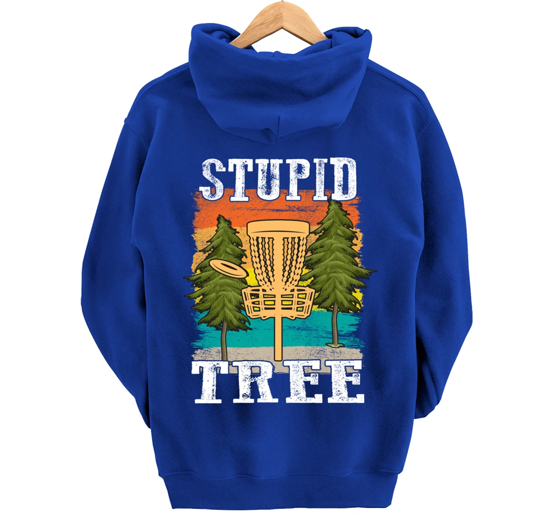 Funny Tree Disc Golf Men Disc Golfing Frisbee Disc Sport Pullover Hoodie