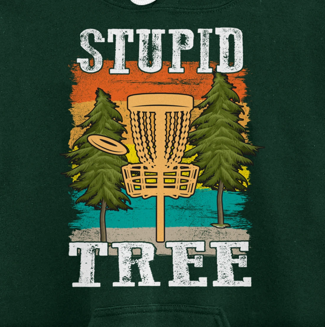 Funny Tree Disc Golf Men Disc Golfing Frisbee Disc Sport Pullover Hoodie