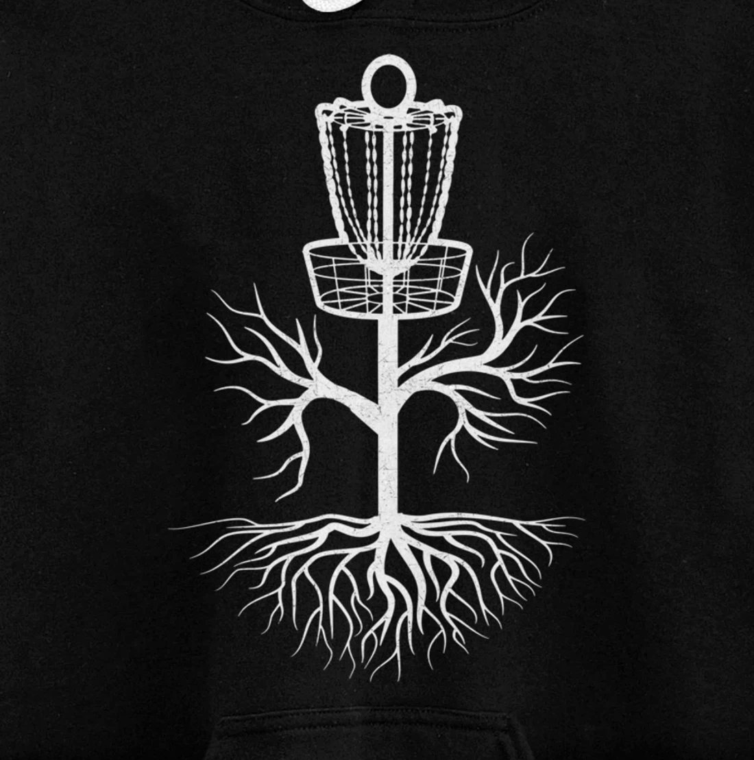 Tree Disc Golf Basket Men Disc Golfing Frisbee Disc Sport Pullover Hoodie