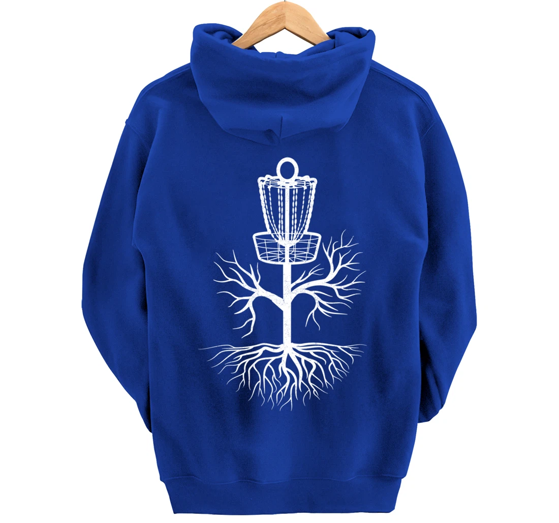 Tree Disc Golf Basket Men Disc Golfing Frisbee Disc Sport Pullover Hoodie