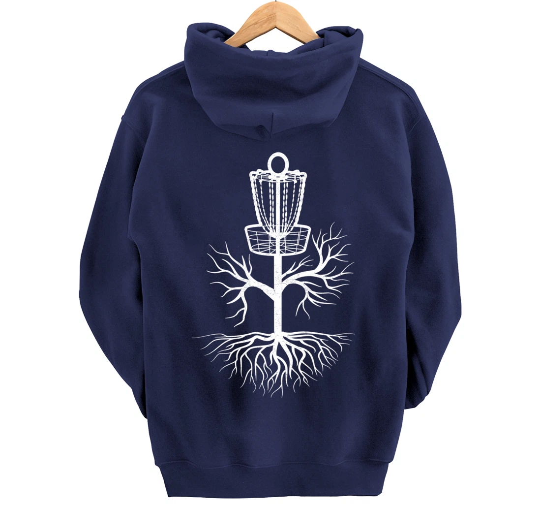 Tree Disc Golf Basket Men Disc Golfing Frisbee Disc Sport Pullover Hoodie