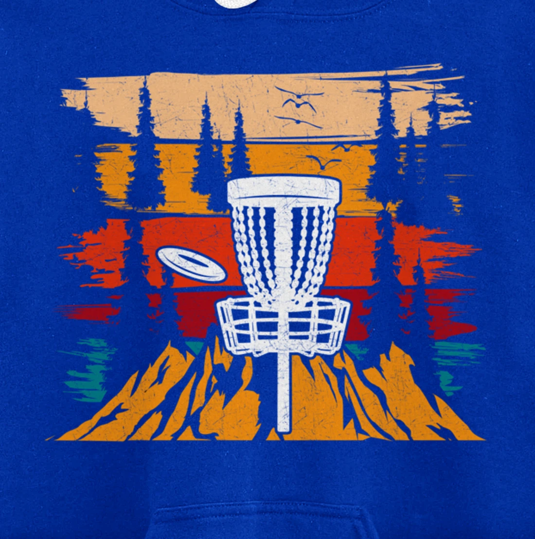 Vintage Disc Golf Men Disc Golfing Frisbee Disc Sport Pullover Hoodie