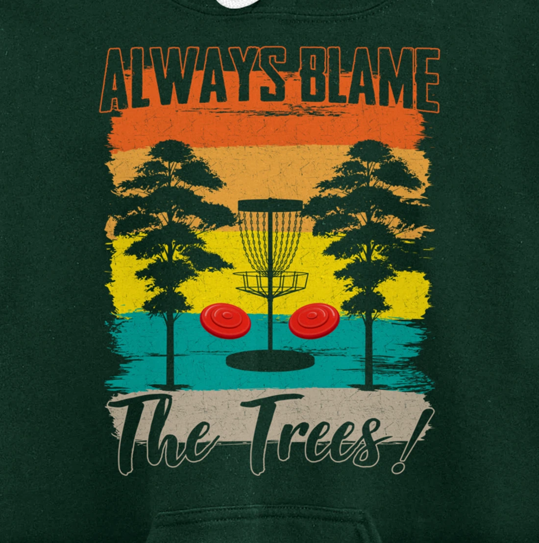 Funny Tree Disc Golf Men Disc Golfing Frisbee Disc Sport Pullover Hoodie