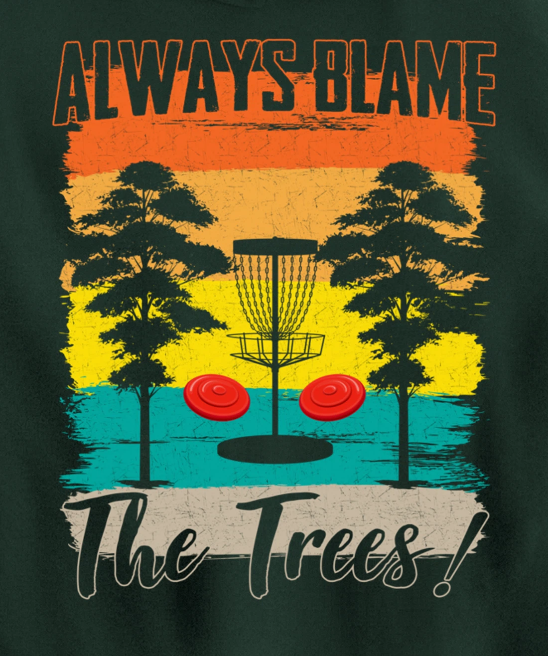 Funny Tree Disc Golf Men Disc Golfing Frisbee Disc Sport Pullover Hoodie