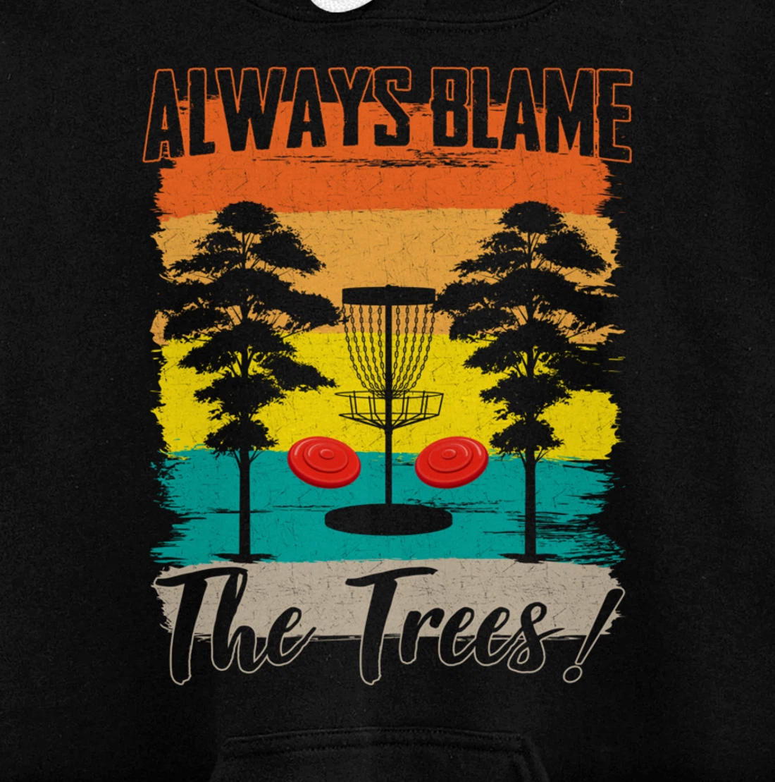 Funny Tree Disc Golf Men Disc Golfing Frisbee Disc Sport Pullover Hoodie