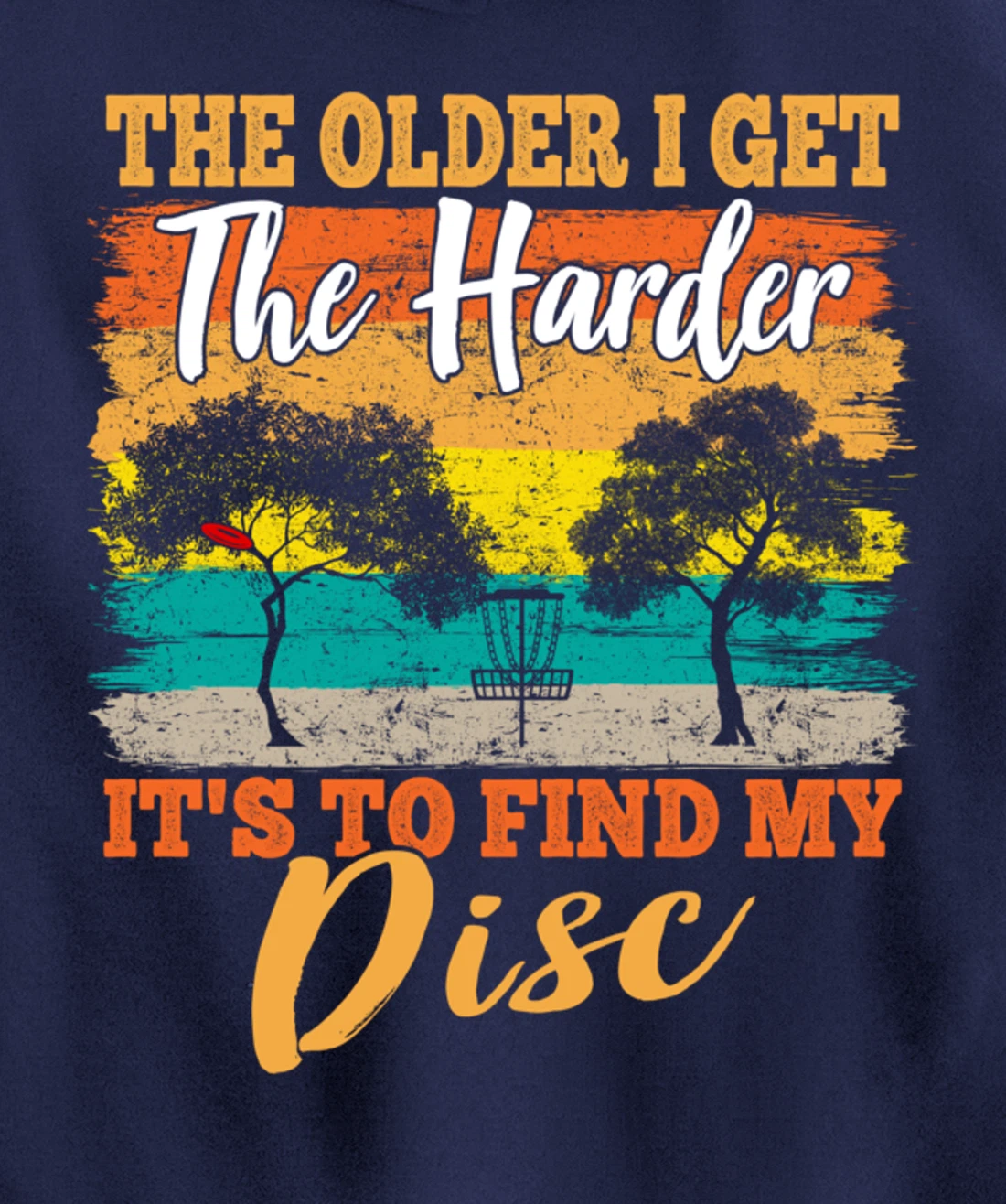 Funny Disc Golf Men Disc Golfing Frisbee Disc Sport Pullover Hoodie