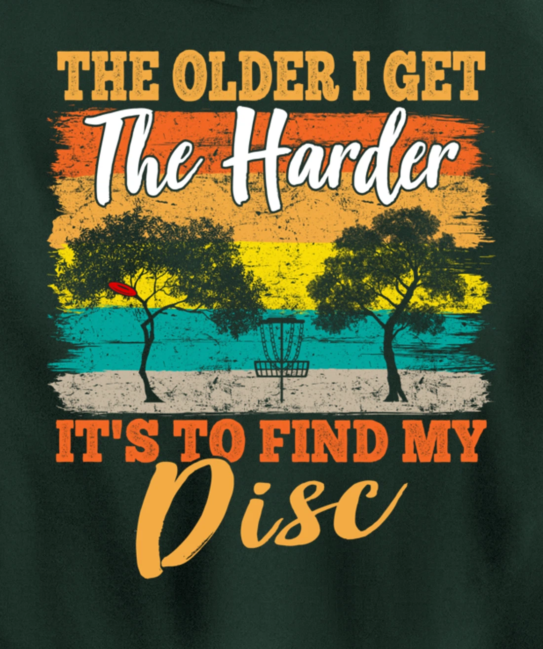 Funny Disc Golf Men Disc Golfing Frisbee Disc Sport Pullover Hoodie