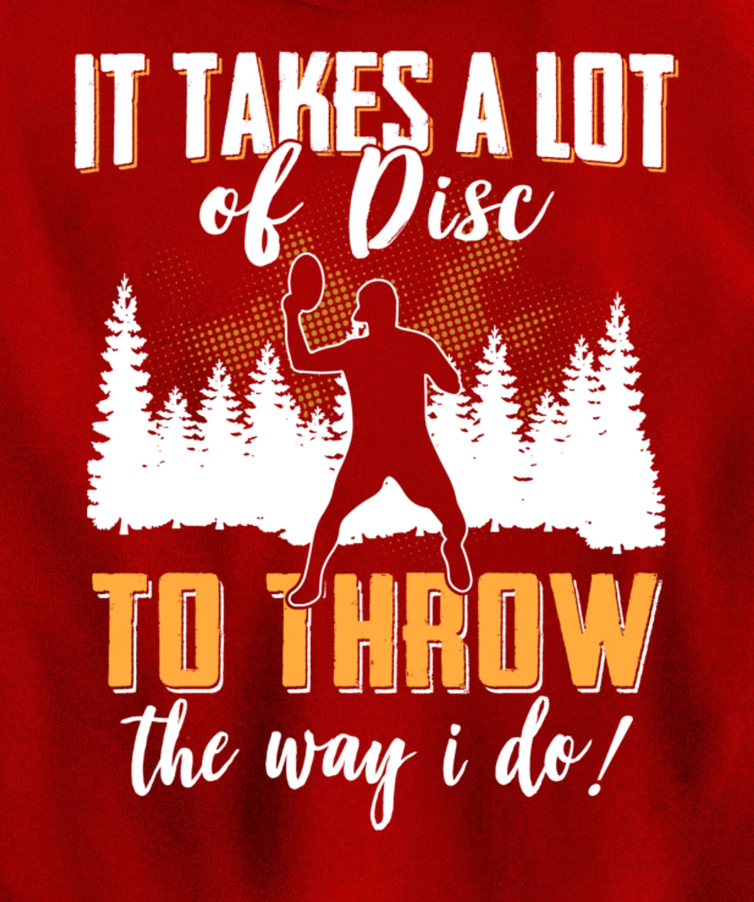 Funny Disc Golf Men Disc Golfing Frisbee Disc Sport Pullover Hoodie