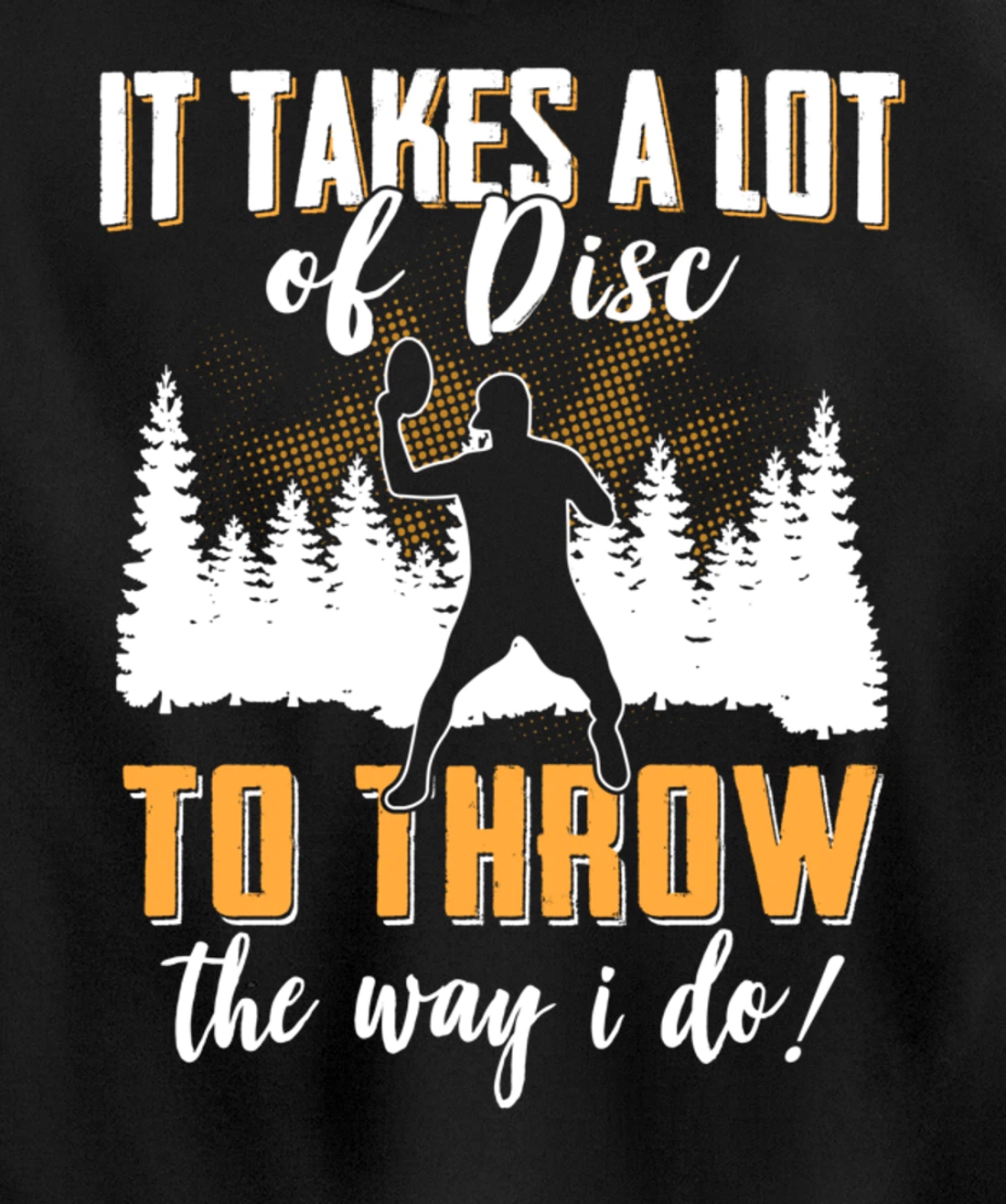 Funny Disc Golf Men Disc Golfing Frisbee Disc Sport Pullover Hoodie