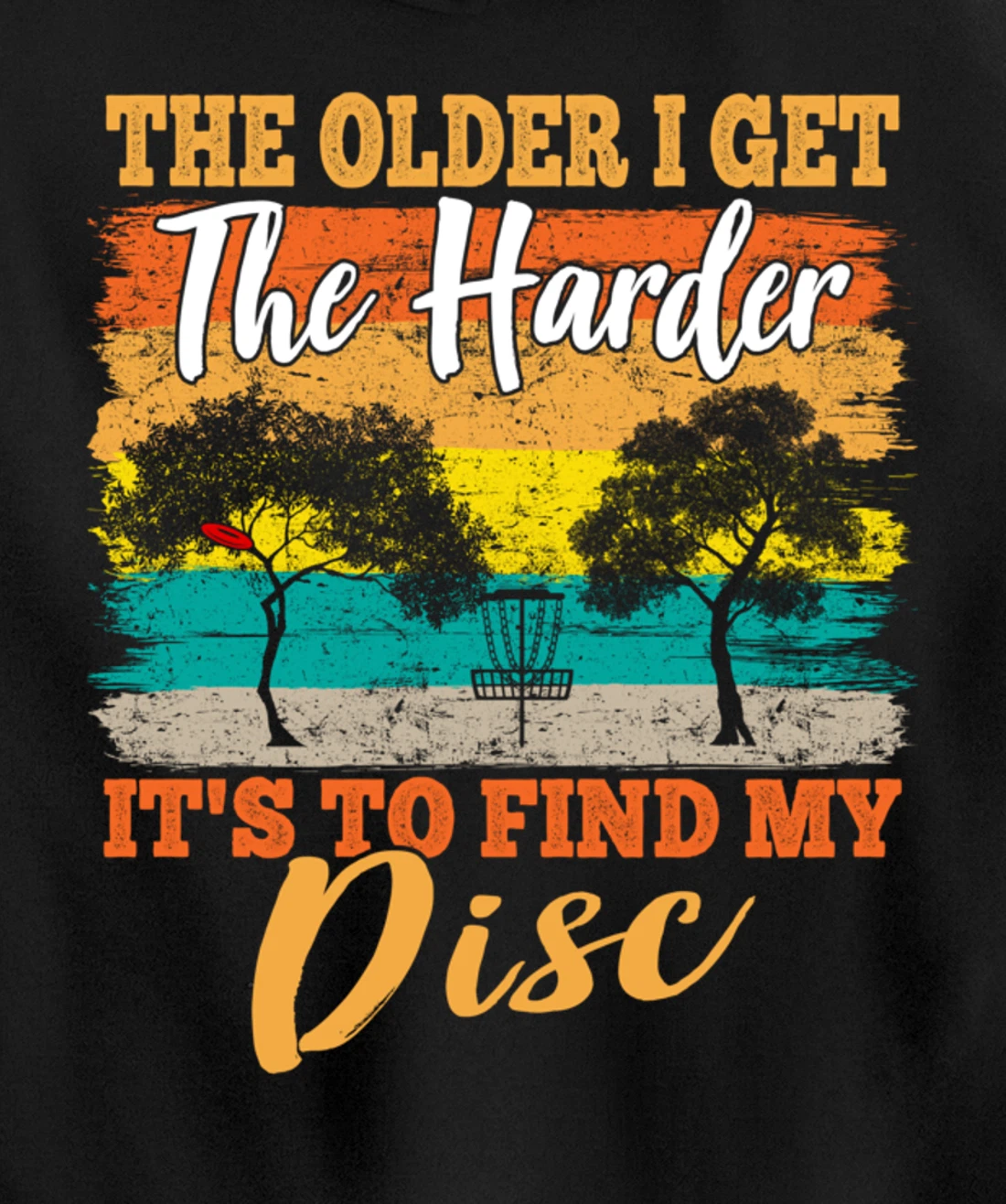 Funny Disc Golf Men Disc Golfing Frisbee Disc Sport Pullover Hoodie