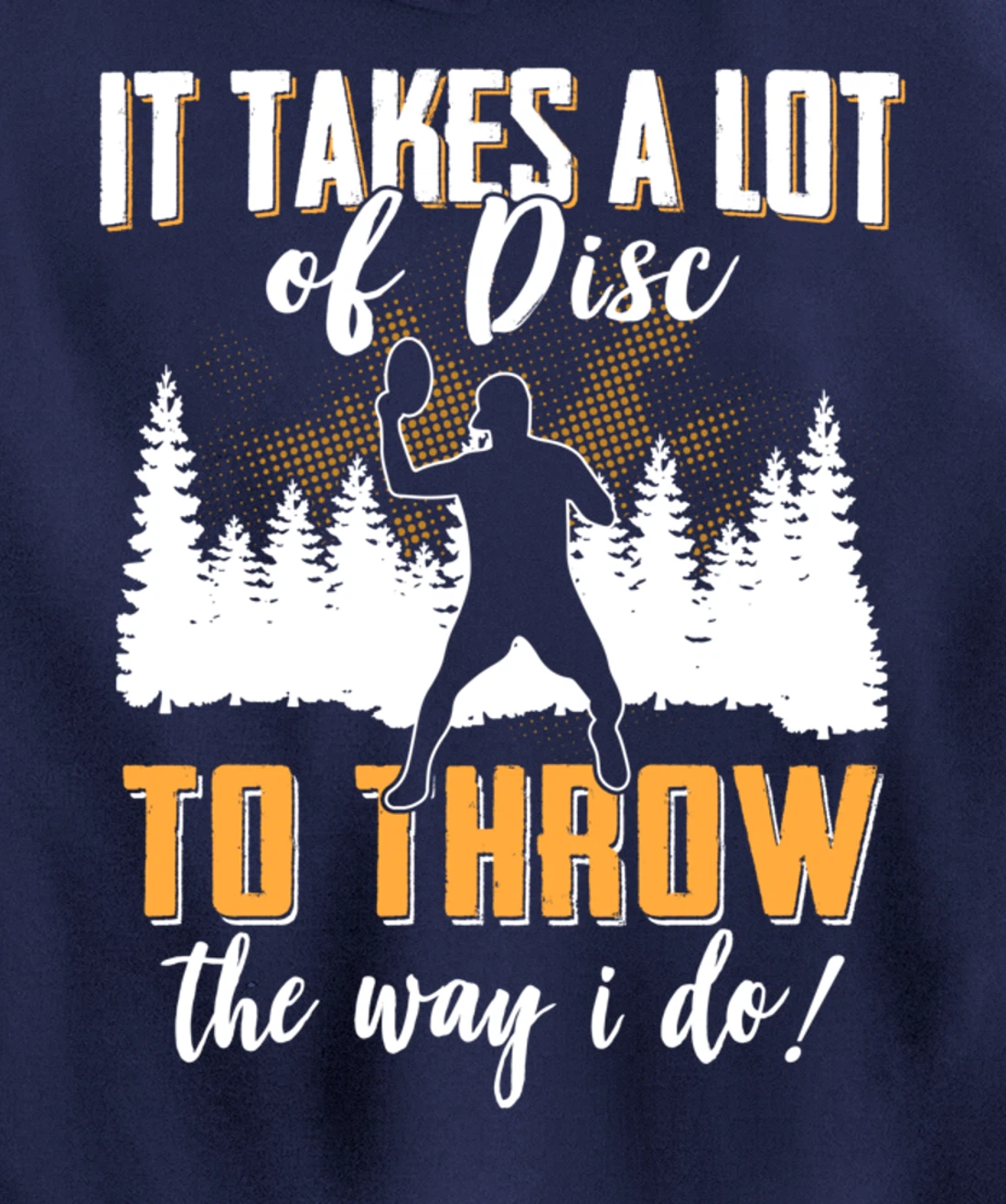 Funny Disc Golf Men Disc Golfing Frisbee Disc Sport Pullover Hoodie