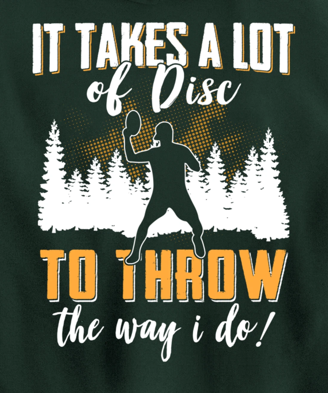 Funny Disc Golf Men Disc Golfing Frisbee Disc Sport Pullover Hoodie