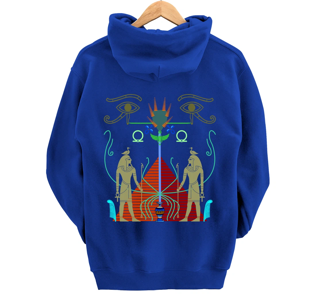 Symbolic Sacred Ancient Egypt Mythology Egyptian Modern Art Pullover Hoodie