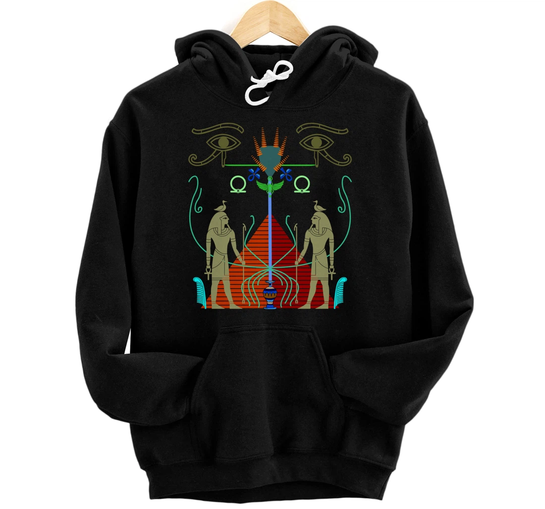 Symbolic Sacred Ancient Egypt Mythology Egyptian Modern Art Pullover Hoodie