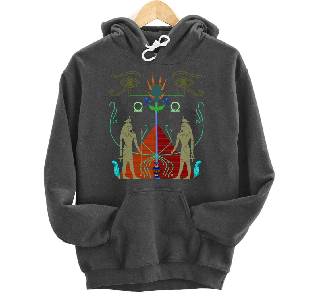 Symbolic Sacred Ancient Egypt Mythology Egyptian Modern Art Pullover Hoodie