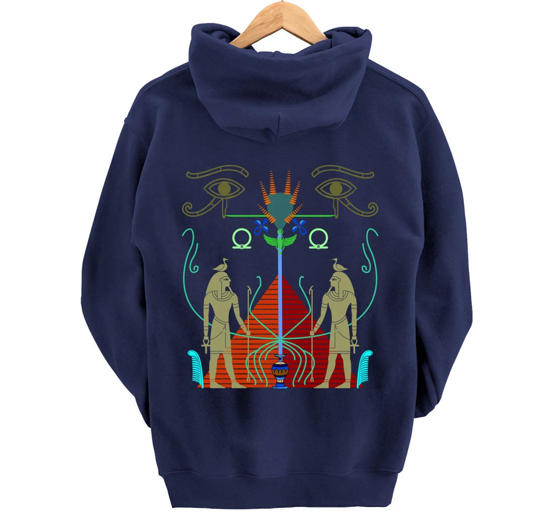 Symbolic Sacred Ancient Egypt Mythology Egyptian Modern Art Pullover Hoodie